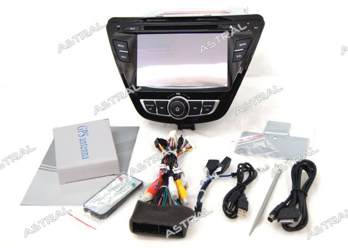 RDS DVR ile Araba Radyo Hyundai Elantra 2014 DVD Oynatıcı Android GPS Navigasyon Sistemi