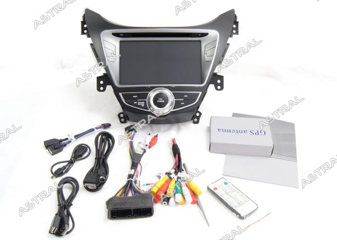 Tekerlek Kontrolü TV Direksiyon Android işletim Elantra Hyundai DVD Player Araba GPS Navigasyon