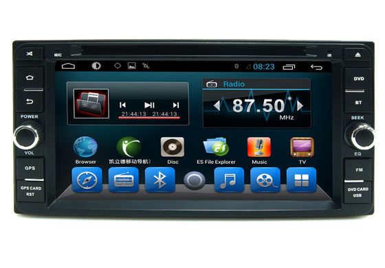 Çin Toyota Universal İçin Siyah 2 Din Araç Dvd Player GPS Navigasyon Sistemi Tedarikçi