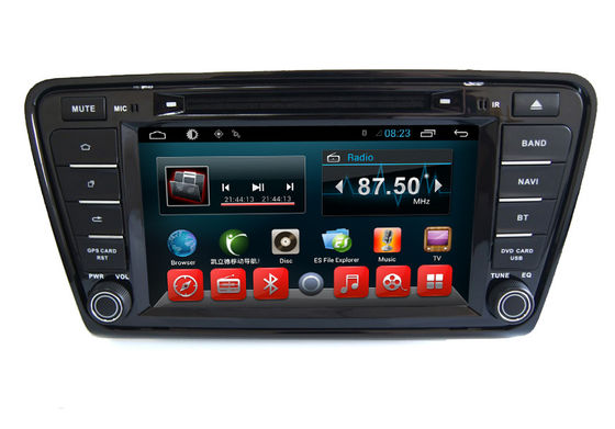 Çin Android Otomobil Dvd MP3-MP4 Player VW GPS Navigasyon Sistemi Skoda Octavia A7 Araba Tedarikçi
