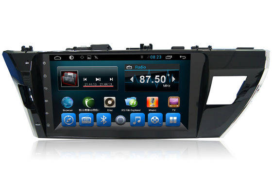 Çin 10 inç TOYOTA GPS Navigasyon Araç Merkez Multimedya Toyota Corolla 2014 Asya Tedarikçi