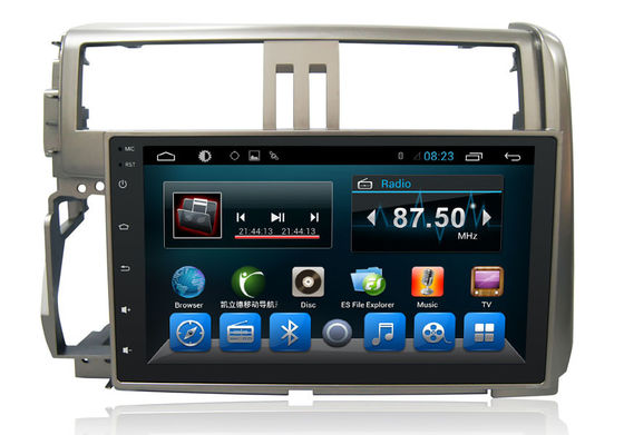 Çin Dash araba Stereo Toyota GPS navigasyon Bluetooth Prado 2012 yılında Android 6.0 Tedarikçi