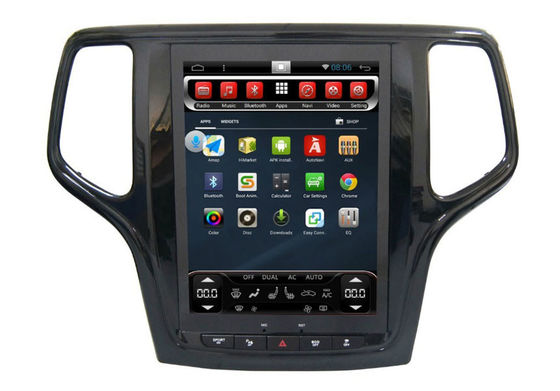 Çin Dash Gps Dvd Otomobil Stereo Android 6.0, Otomobil Jeep Grand Cherokee Gps Seyir Sistemi Tedarikçi