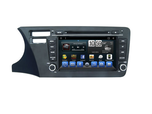 Çin Honda City Araç Dvd Gps Multimedya Navigasyon Sistemi Destek Mirrorlink IGO ​​GOOGLE Tedarikçi