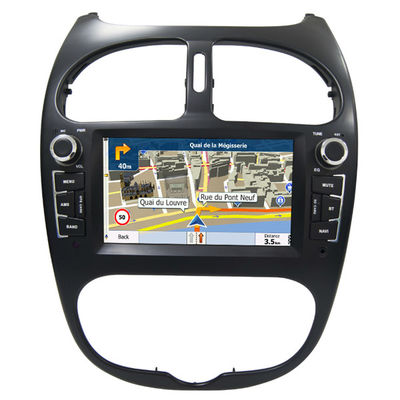 Çin Android / Windows Sistemli Peugeot 206 GPS Navigasyon Araba Multimedya DVD Oynatıcısı Tedarikçi