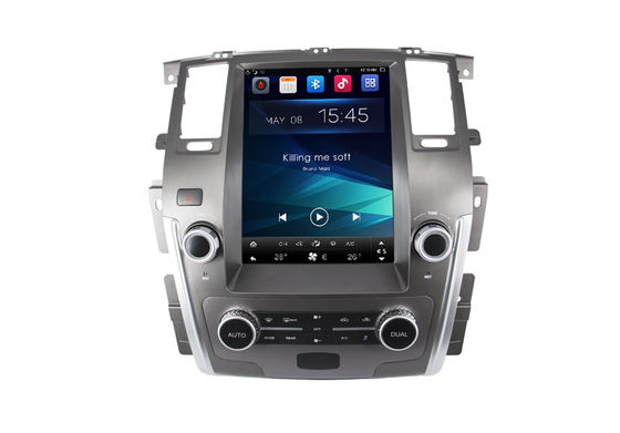 Çin 12,1 inç Tesla Ekran Ekran / Bluetooth ile Nissan Patrol GPS Navigasyon Sistemi Tedarikçi