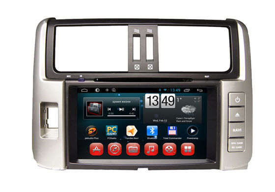 Çin Dash araba Toyota Prado 2012 GPS DVD Oynatıcı Android 4.1 navigasyon sistemleri Tedarikçi