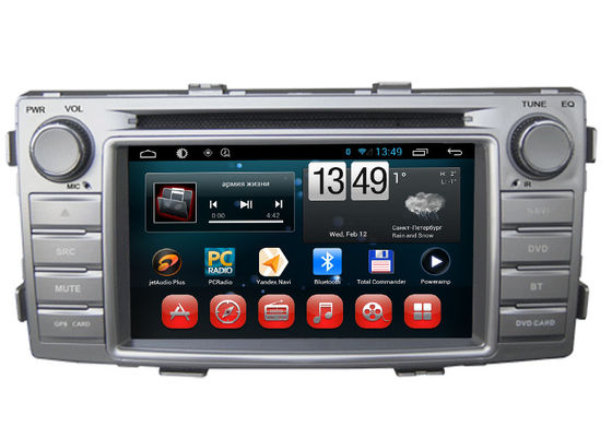 Çin Toyota Hilux GPS Navigasyon Android DVD Oynatıcı 3G Wifi TSK BT RDS TV Tedarikçi