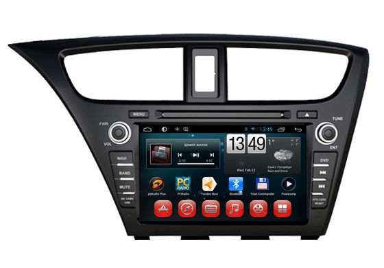 Çin Honda Civic 2014 Hatch Geri Navigasyon Sistemi Android DVD 3G Wifi Dikiz Kamera Girişi Tedarikçi