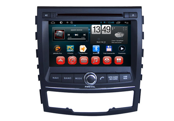 Çin Ssangyong Korando araba GPS navigasyon sistemi Android DVD oynatıcı 3G WIFI SWC BT Tedarikçi
