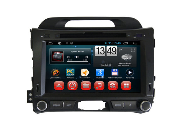 Çin Kia Sportage R Car DVD Player Android Multimedya Navigasyon Çift Bölgeli BT TV, iPod 3G WIFI Tedarikçi