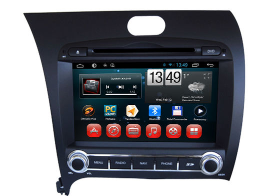 Çin Otomobil için 3G WIFI, Bluetooth Cerato K3 Forte 2013 KIA DVD Oynatıcı Android GPS Navigasyon Tedarikçi