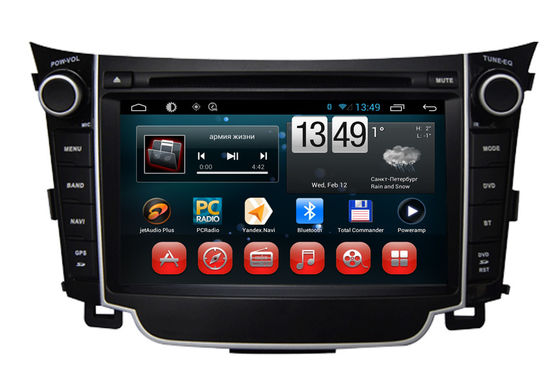 Çin Bluetooth / TV / USB 1080P HD Hyundai i30 Android DVD Oynatıcı GPS Navigasyon Tedarikçi