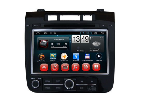Çin VW Touareg Volkswagen GPS navigasyon sistemi Android işletim sistemi DVD oynatıcı SWC BT radyo TV Tedarikçi
