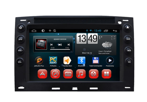 Çin Renault Megane otomobil GPS navigasyon sistemi Android işletim sistemi DVD oynatıcı AM FM radyo USB Tedarikçi