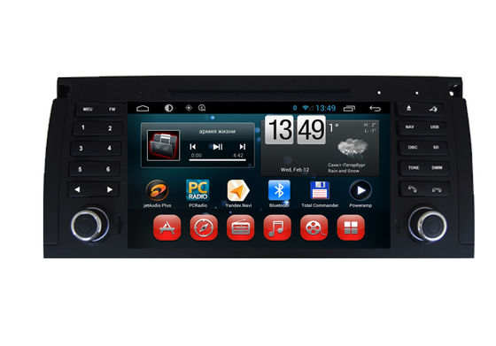 Çin PAL dokunmatik ekran BMW E39 Merkez Multimidia GPS İbranice ile DVD / BT / ISDBT / •DVBT / ATSC Tedarikçi