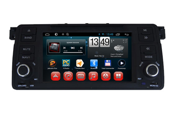 Çin Direksiyon Kontrolü ile 3G Wifi HD Merkez Multimidia GPS BMW E46 Araba DVD Oynatıcı Tedarikçi