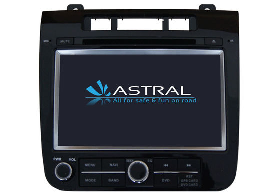 Çin Bluetooth DVD Player Touareg navigasyon sistemi ile RDS otomatik / AM / FM / arka görüş kamerası Tedarikçi