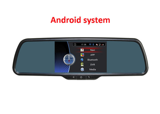 Çin Android os sistemi ile DVR ve GPS Navigasyon ile 5 inç Dikiz aynası monitör Tedarikçi