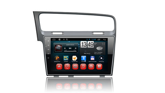 Çin 10 inç dokunmatik ekran Android 4.4 GPS Radyo, VW Golf 7 Gps Navigasyon Sistemi Tedarikçi