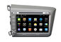 Honda Civic 2012 Sol Yan Navigasyon Sistemi Android OS DVD Oynatıcı Çift Bölgeli BT TV iPod Tedarikçi