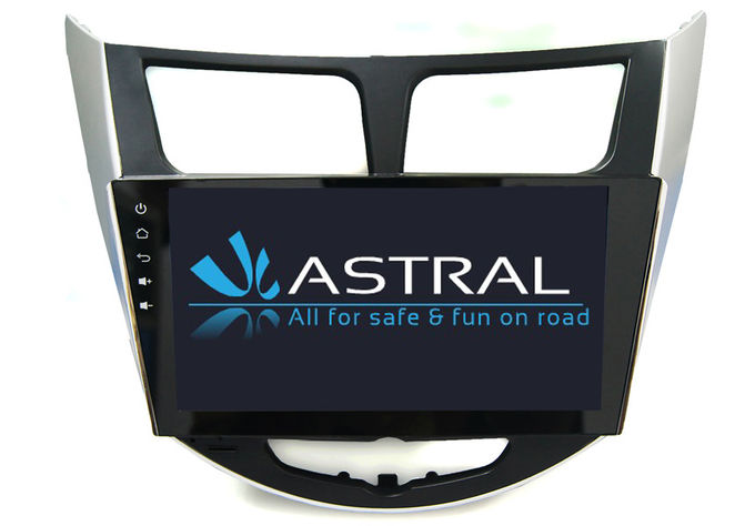 Hyundai Verna Accent Solaris Araç Video Audio Player Android için 2 Din Telsiz Sistemi