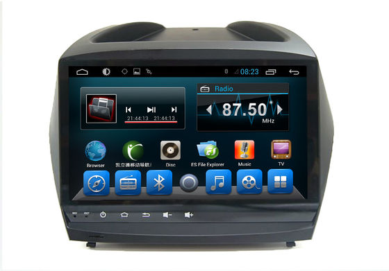 Çin Android 4.4 Quad Core Otomobil Dvd Stereo Oyuncu IX35 2012 Araç GPS Sistemi Tedarikçi
