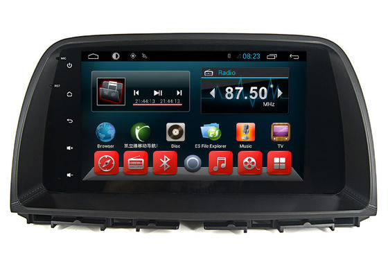 Çin CX-5 Android Dokunmatik Ekran için Mazda 2 Din Araç DVD Merkez Multimidia GPS Telsiz Sistemi Tedarikçi