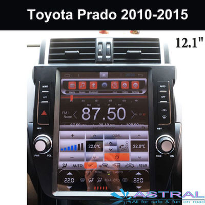 Çin Otomotiv Android Multimedya Kitkat Toyota GPS Navigasyon Tesla Dokunmatik Ekran Prado 2010 2015 Tedarikçi